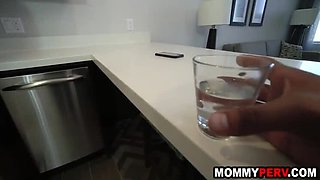 Busty Blonde Stepmom Dana DeArmond Sucks Cock Before Work - Hardcore Office Fuck