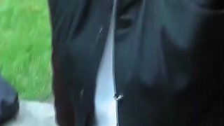 Slutty Wife Shows off to Excite Her Voyeur Husband!