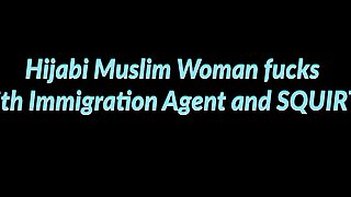 Big Boobs Hijabi Muslim Woman Rims Mans Ass, Fucks And Squirts