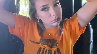 Solo masturbation of a beautiful amateur blonde