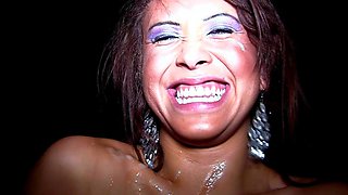 Amateur girlfriend anal group sex with facial