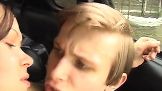 Amazing brunette russian maid gets hard core treatment
