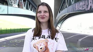 GERMAN SCOUT - Butt fuck Casting Skylar Sweet