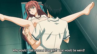 Wild hentai threesome with some serious face-sitting and pussy licking