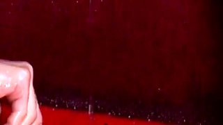 Pierced blonde enjoying in piss and fuck action