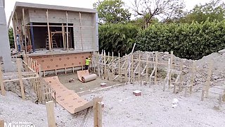Video of Cory Chase's husband walking around a construction site