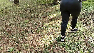 2 Hot Girls Showing off on the Street in a Garden!! What Do You Think?