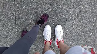 Monica Lima Surprise Giant Clit Sucking in Car