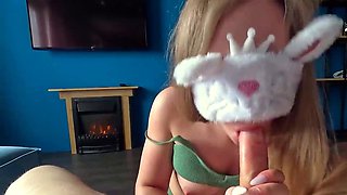 Hot Russian biotch squelches my thick pecker in her taut