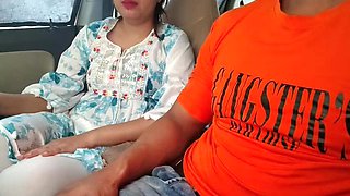 Cute Desi Bhabhi Fucked Hard in Car Outdoor - Risky Public Sex with Big Dick