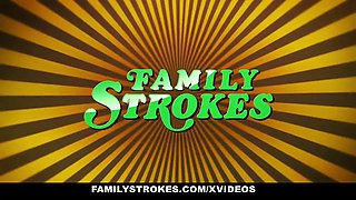 Familystrokes - stepdaddy gets oral on thanksgiving (Brooklyn Chase) (Rosalyn Sphinx)