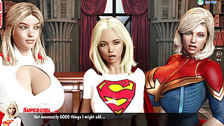 Step-sisters Sneak Scissoring Cockham Superheroes 42