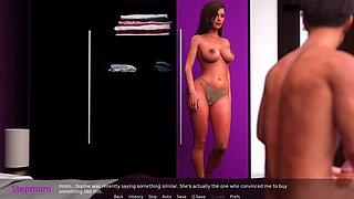 Naughty Stepson Sneaks Into Stepmom's Bedroom - 3D Hentai Animated Porn with Sound - Measuring my cum