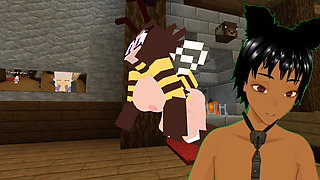 The Jenny Mod Fapcraft Minecraft - Exploring Animations for Bee Girl and Having Fun in Fucking Her