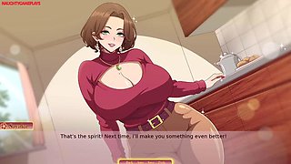 Fucked The MILF Neighbor While Her Husband Is Not Home, She Cheated On Her Husband With a Huge Cock - MILF Neighbor 01