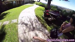 Point of view real young jizz buck