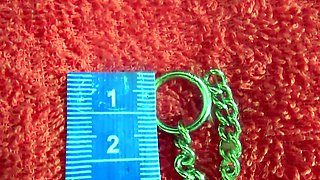 Japanese Wife Cervix insertion objects 2 vibrators and chain