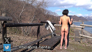 [Outdoor exposure] Because it is on a high ground, I was 💦 seen by the dump truck below. Please come to the fan site for the continuation!　　Japanese/Outdoor/Japanese/shaved/Shaved/hentai/asia