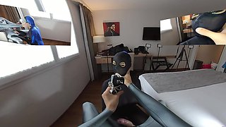 Nora Fox Anal Zentai Bi Colore VR 3D 180