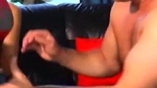 Muscle man and sexy big boobs blonde pussy licking pussy fucking