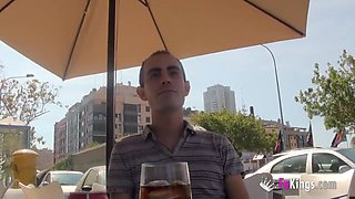 He sells his big boobed girlfriend to fuck some random guy