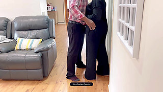 Cuckold Husband Shares His Wife with Boss - Desi MILF Mouthfucked Harder and Rough Sex