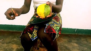 My best moment of licking mango with 1gorret