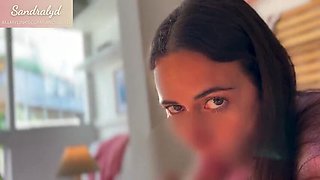 Amateur Spanish Teen Sandralydx Stunning Blowjob Cum in Mouth POV