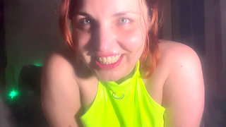 Plastic Bag Domination in Latex Minidress POV