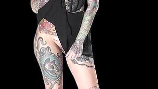 Ggg John Thompson - Tattooed Woman with a Perfect Body at Ggg for the First Time