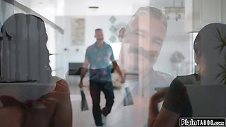 Asian stepdaughters have to fuck stepdad or get kicked out