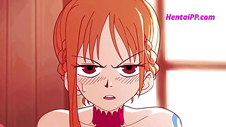 Naughty Nami Gets Ravaged By Luffy ( One Piece )