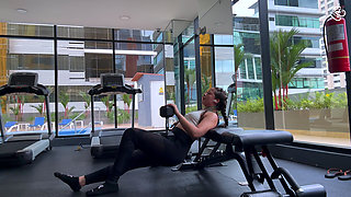 Smell My Dirty Bush and My Sweaty Ass After Training