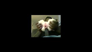 Wooahjaay Stretches His Pocket Pussy - Big Black Cock Solo Toy Fun