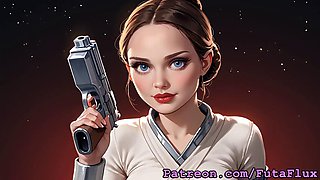 Futanari padme amidala masturbating