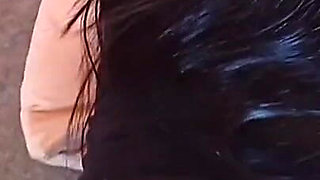 Cuckold's Wife Shows Black Lingerie to Her New Butt