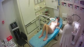 Russian Girl With Silicone Tits At Hair Removal