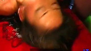 John Thompson - Ggg Brunette Chick Lays And Gets Fucked Hard And Cummed Bukkake