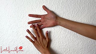 Hand Fetish - Cute Asian Loses Hand Virginity with 1st Hand Play
