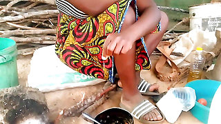 In my village kitchen
