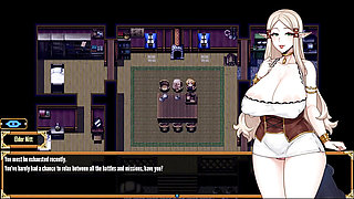 Tail of Desire Femboy Hentai Game Ep.6 Femdom Making His Small Cock Cum Twice!