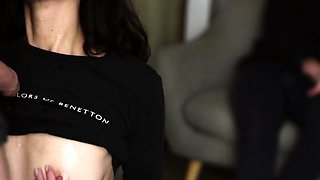 Hot Russian Threesome with an Amateur Girl