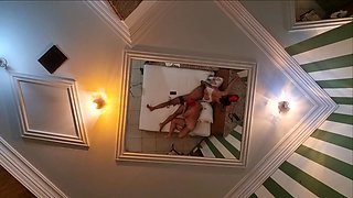 Amazing Bi Curious Cuckold, Helping His Wife to Give Pleasure to Lover, Massive Cum Load