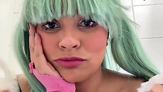 Public Toilet Farts at Cosplay Con - Gassy BBW in Cosplay