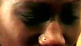 Sexy Young Black Girl Fucked and Cummed in Mouth by Monster Black Cock