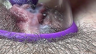 Vacuum Morning Masturbation, Wet Pussy with Cream Flowing Out, How Nice It Is