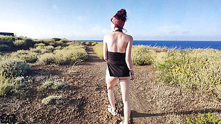 Clandestine fuck in a corner of paradise, she licks it and we🌴 fuck