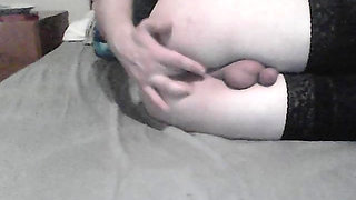 Having fun with my big clit