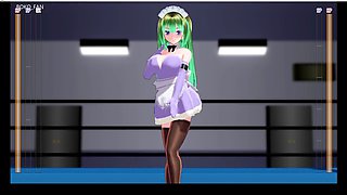 3D animated damsel in distress scenes with ultimate struggle