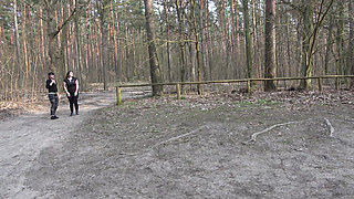 Outdoor Fun with a Horny German Slut